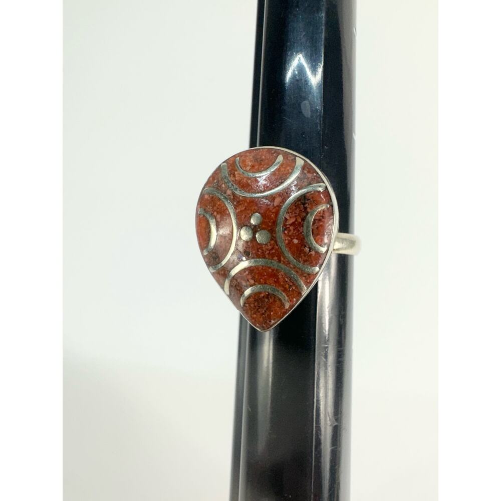 Tibetan Silver‎ Ring Handmade Adjustable Boho
